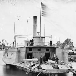 Ferry boat altered to a gunboat