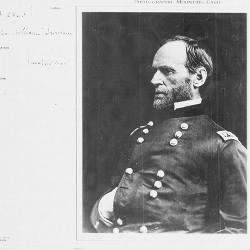 Gen. William T. Sherman (scanned card)